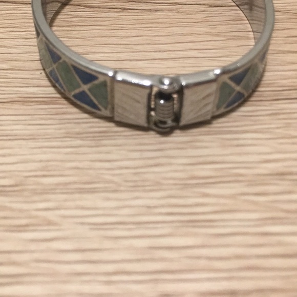 Blue Cuff Bangle - Picture 2 of 4